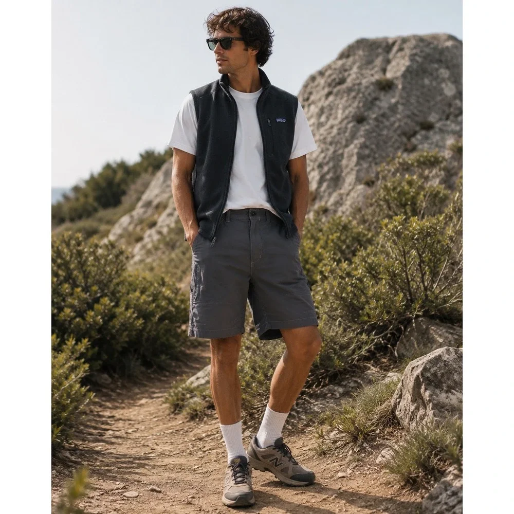 Kuhl Renegade Shorts Mens 30 Dark Grey Stretch Cargo Hiking Technical 12126